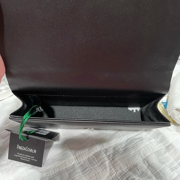 NWT PINEDA COVALIN HOOK SILK ISTMO CLUTCH - Picture 2 of 8